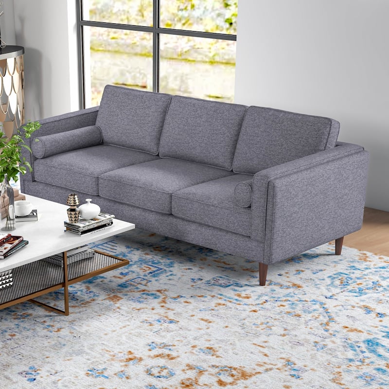 Fatih Mid Century Velvet Sofa Set