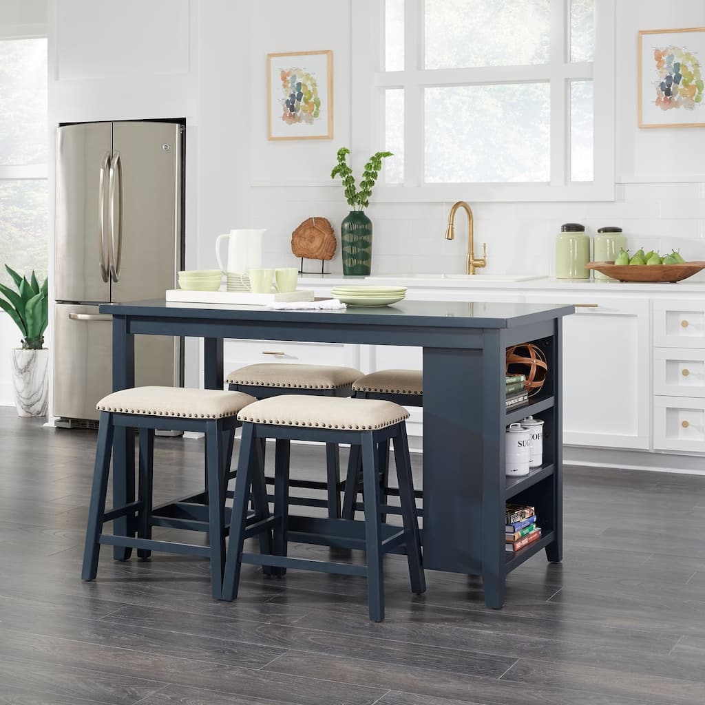 Brook Creek 5 Pc Counter Set- Navy