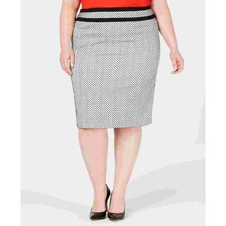 Calvin Klein Women's Lux Pencil Skirt Pink Size 18W
