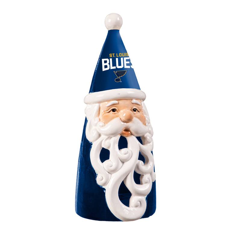 St. Louis Blues Santa LED Garden Statuary, 8"
