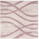 preview thumbnail 74 of 171, SAFAVIEH Adirondack Lelia Modern Abstract Distressed Rug 6' Square - Cream/Purple - Square