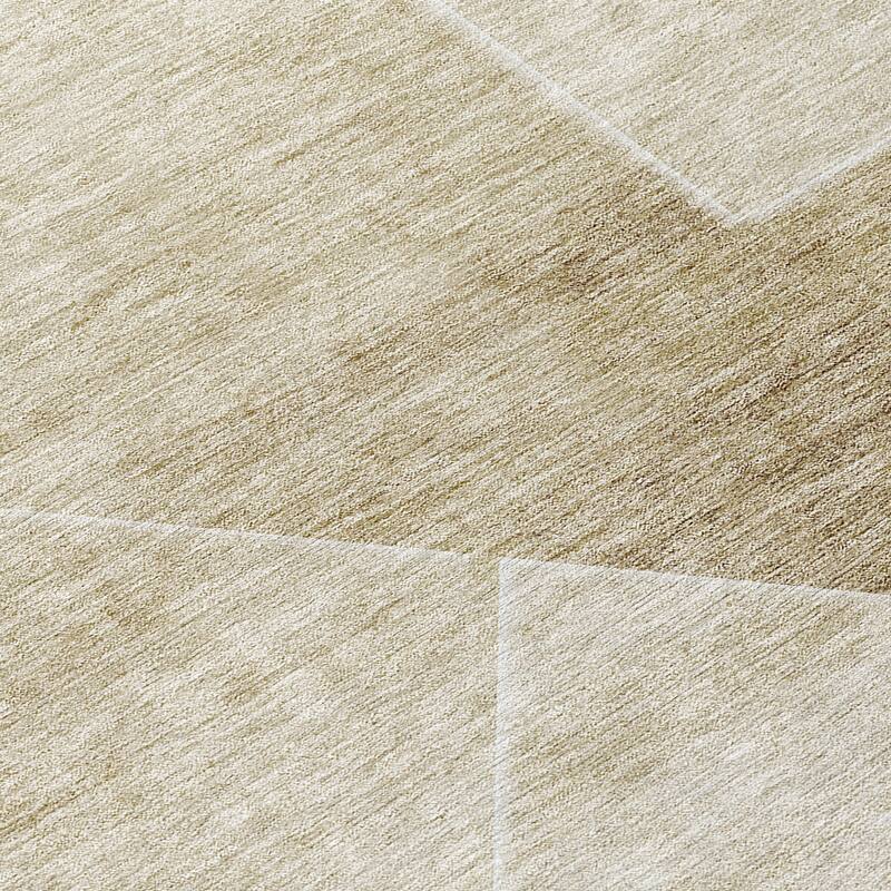 Machine Washable Indoor/ Outdoor Chantille Contemporary Abstract Rug