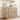 47 Inch Fluted Sideboard Buffet Cabinet with 4 Drawers and 2 Arched Sliding Doors, Coffee Bar Storage Cabinet - Oak