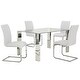 preview thumbnail 11 of 18, Porch & Den University Maxim Faux Leather Dining Chair (Set of 2)