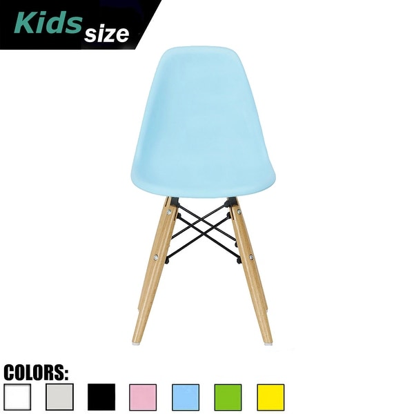 2xhome Designer Modern Accent Kids Toddler Children Chair with Eiffel Natural Wooden Legs for Dining Living Class Bed Room. Opens flyout.
