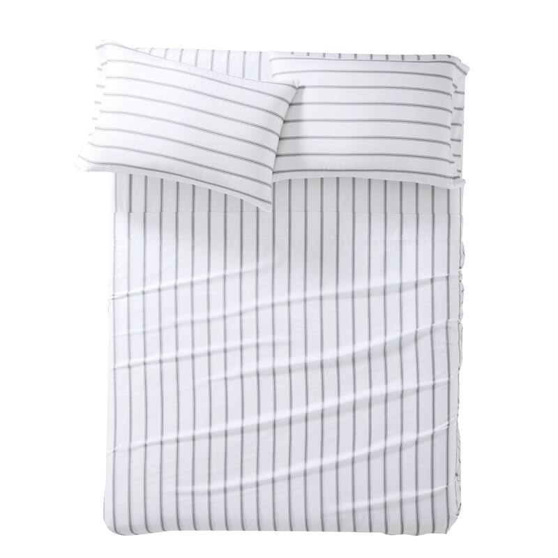 Truly Soft Ticking Stripe 4 Piece Sheet Set