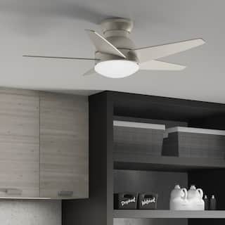 Casablanca 44" Isotope Low Profile Ceiling Fan with LED Light Kit and Wall Control