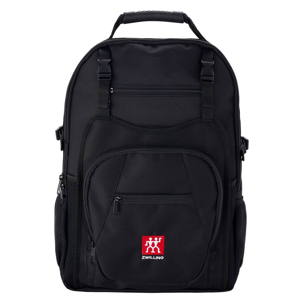 ZWILLING Knife Backpack with 10-pocket Knife Roll Insert - Black