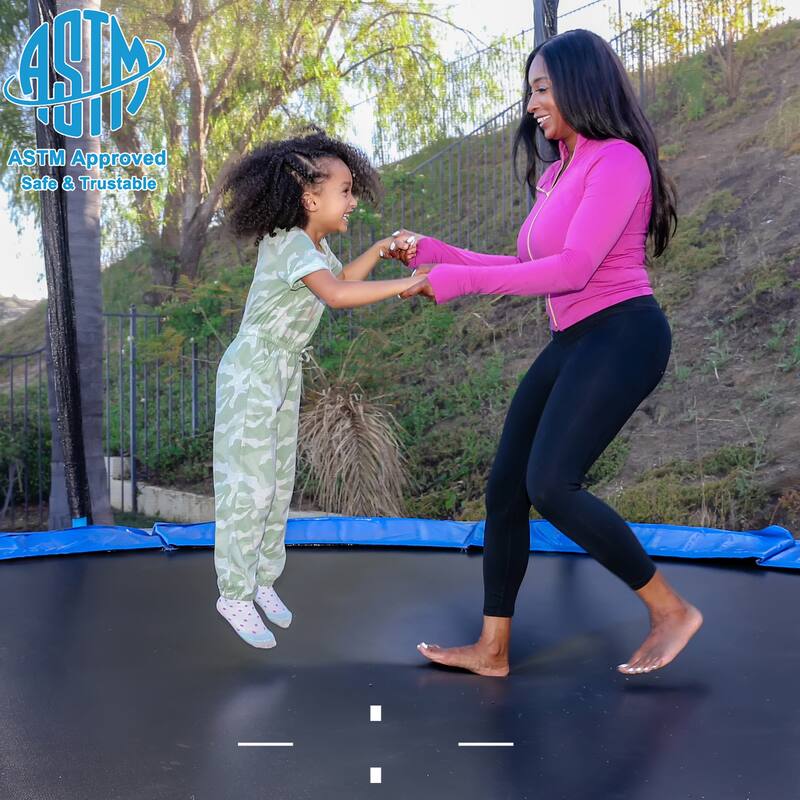 8/10/12/14/15/16 FT Outdoor Trampoline Bounce Combo W/Closure Net