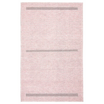 ECARPETGALLERY Braid weave Sienna Salmon Wool Rug - 5'0 x 8'1
