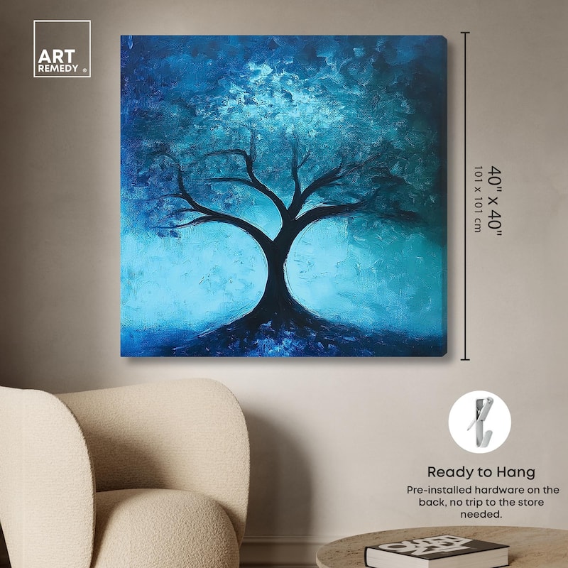 Tree of Opposites III Canvas by Art Remedy, Gallery Wrapped