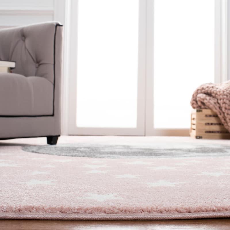 SAFAVIEH Carousel Kids Aine Moon Rug