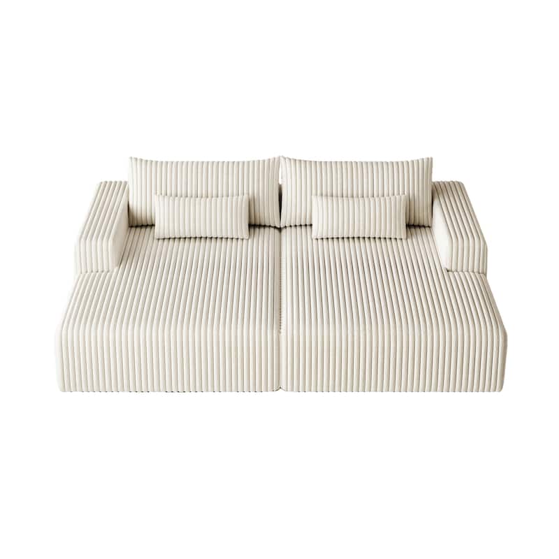 Luxury Sleeper Sofa Bed with Soft Cushion - Ultimate Comfort for Your Home