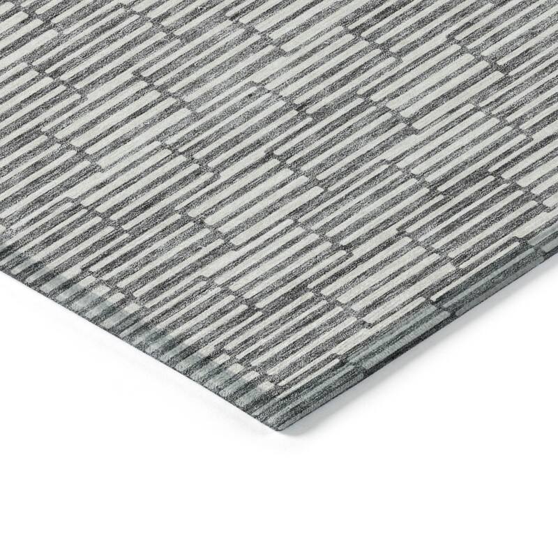 HomeRoots Geometric Transitional Rectangle Outdoor Rug