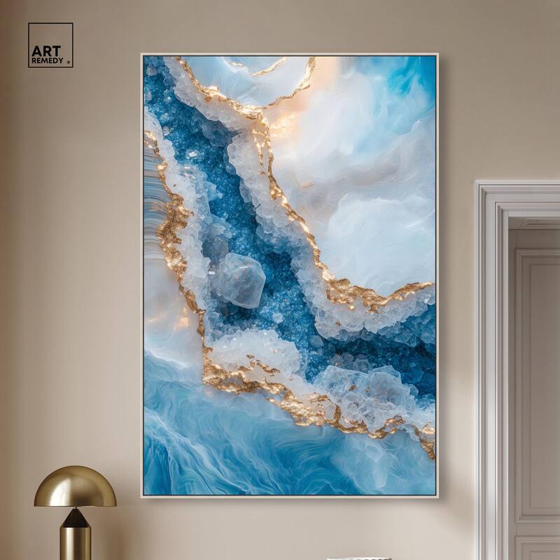 Molten Topaz I Canvas by Art Remedy