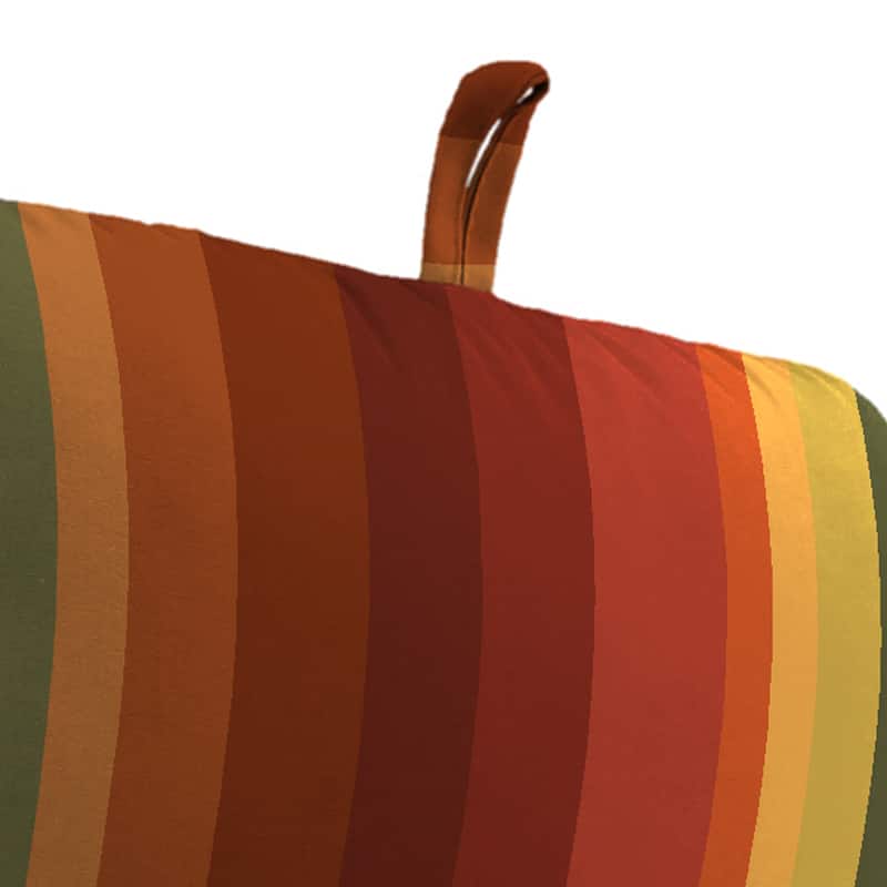 22" x 45" Outdoor Chair Cushion with Ties and Loop - 45'' L x 22'' W x 5'' H