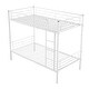 preview thumbnail 17 of 16, Twin Over Twin Metal Bunk Bed with Sturdy Steel Frame, Wear-Resistant Finish, and Convertible Design