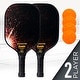 preview thumbnail 2 of 7, Franklin Sports Pickleball 2 Player Carbon Fiber Paddle and X-40 Pickleball Set