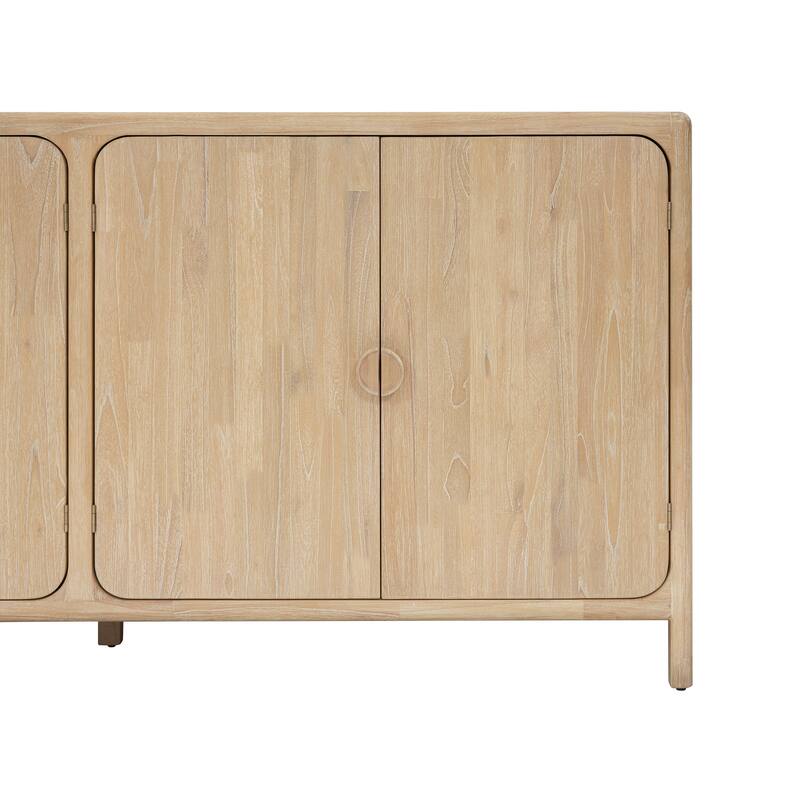 NPD Furniture Hansville Sideboard 4 Doors with 2 Inner Drawers