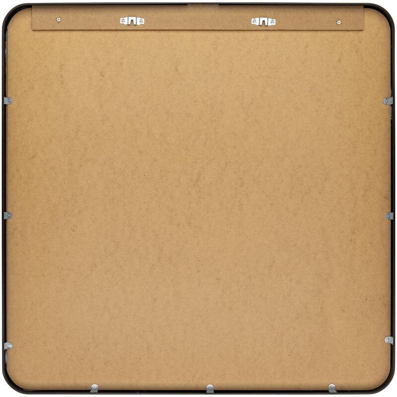 Livabliss Aranya Modern Aluminum Square Accent Mirror