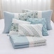 preview thumbnail 22 of 87, Madison Park Vanessa 6 Piece Cotton Percale Quilt Set with Throw Pillows