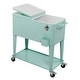 preview thumbnail 6 of 14, 80QT Iron Spray Cooler with Shelf 80QT - Mint Green