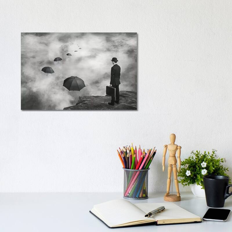 iCanvas "The Road Less Traveled" by Alain Villeneuve Canvas Print - 8x12x0.75