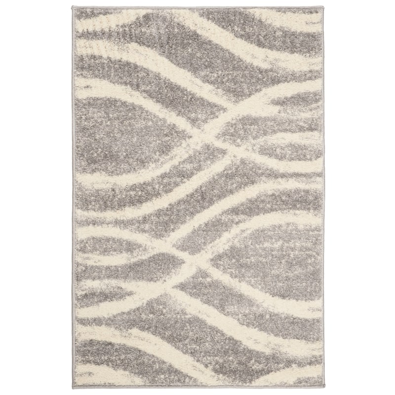 SAFAVIEH Adirondack Lelia Modern Abstract Distressed Rug - 2'6" x 4' - Grey/Cream