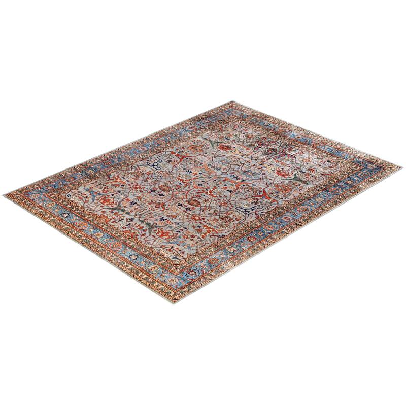 Serapi One-of-a-Kind Hand-Knotted Area Rug - Gray - 8' 10" x 11' 9"