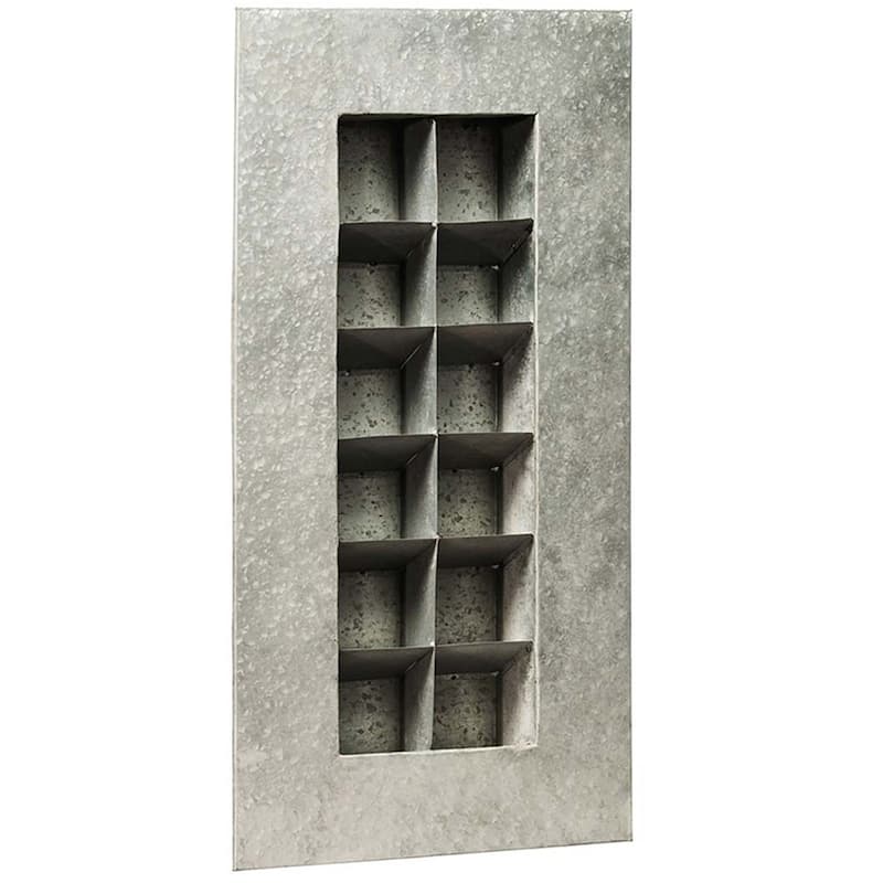 Carson Carrington Tasback Galvanized Steel/ Zinc Succulent Planter