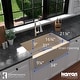 preview thumbnail 15 of 65, Karran Farmhouse/Apron-Front Quartz Single Bowl Kitchen Sink Kit