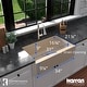 preview thumbnail 48 of 57, Karran Farmhouse/ Apron-front Quartz Single Bowl Kitchen Sink