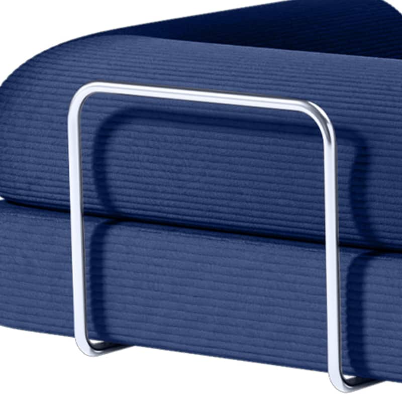 79" Contemporary Corduroy Module Comfortable Compressed Sofa