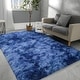preview thumbnail 104 of 130, Modern Indoor Area Rug Tie-Dyed Carpet for Living Room Bedroom Nursery 6'x9' - Tie-Dye Navy - Rectangle