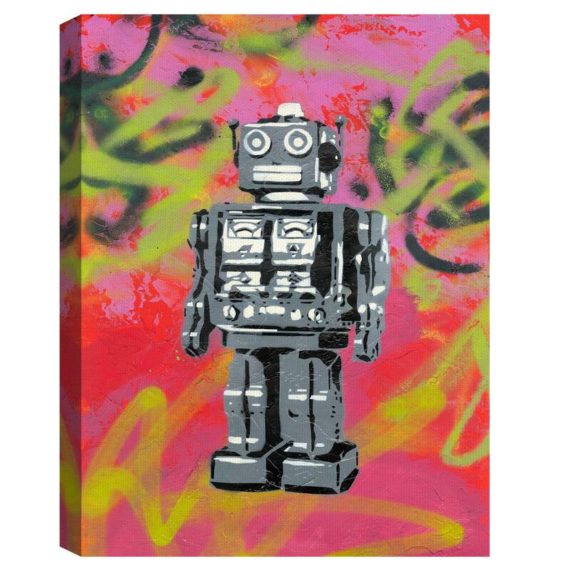 Robot by Grand Image Canvas Art Print