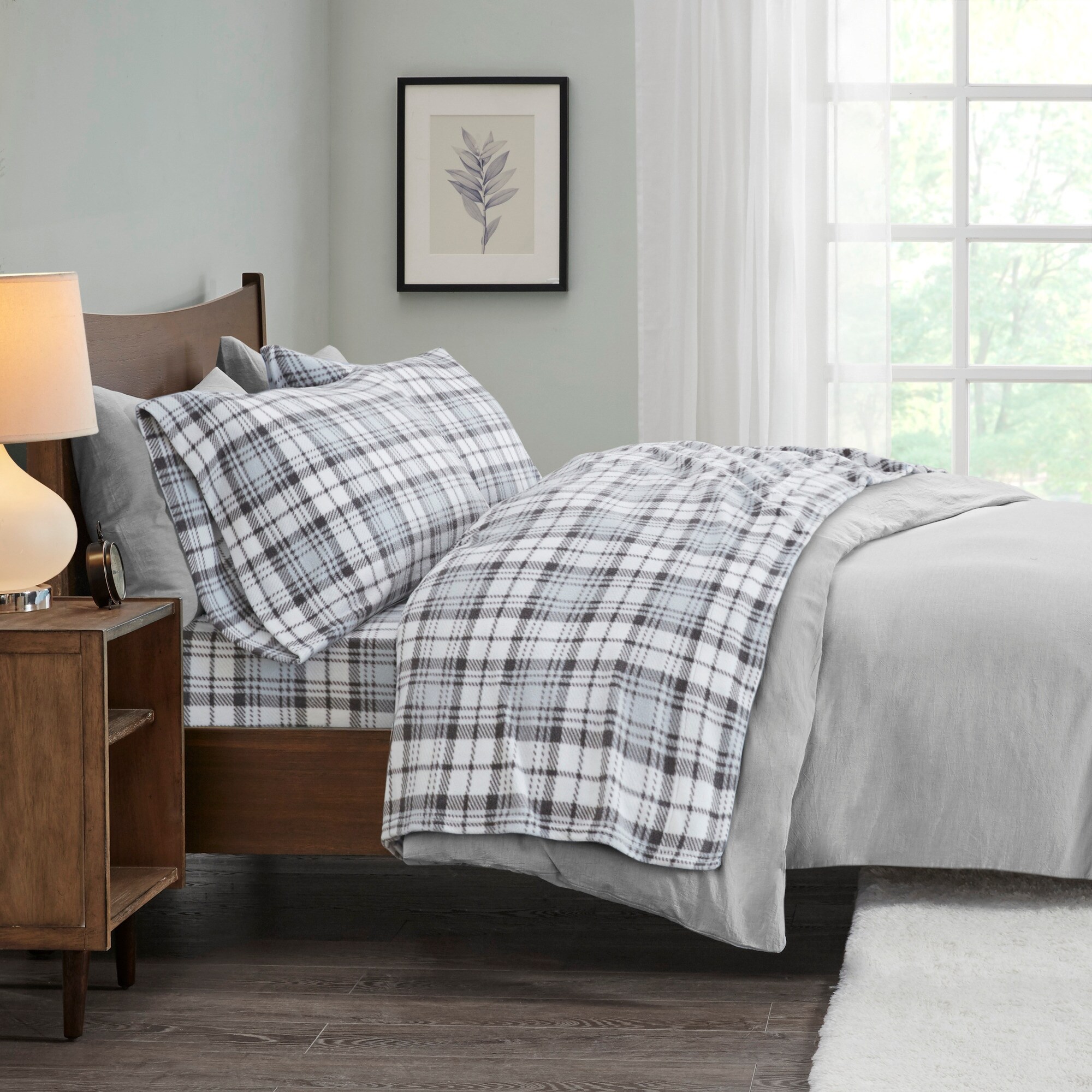 Pine Canopy Little River Microfleece Sheet Set