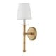 preview thumbnail 1 of 4, Tulum 1-light Matte Brass Wall Sconce - Matte Brass