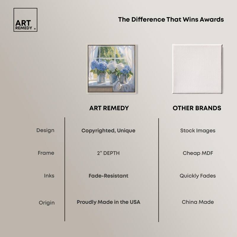 Window Bloom Canvas by Art Remedy