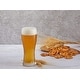 preview thumbnail 3 of 6, JoyJolt Callen 15.5 oz Large Beer Glasses - Set of 4