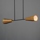 preview thumbnail 5 of 3, Maxim 10816SW Rizzo 2 Light 37" Wide Linear Pendant