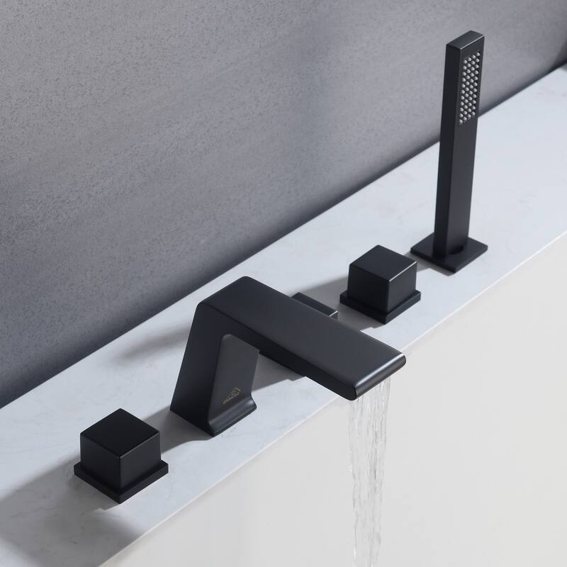 5 hole Bathtub Faucet With Handheld Shower Head