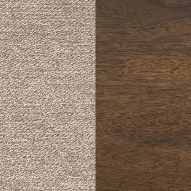 Set of 2 Fabric Upholstered Dining Chairs