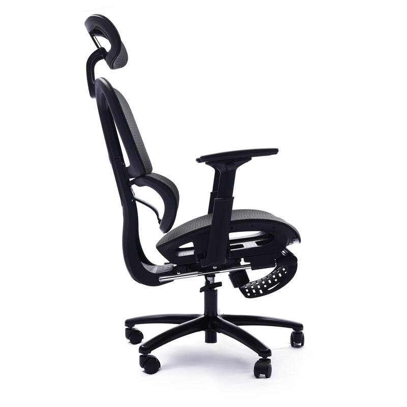 Sealy® Huxley Mesh Swivel Office Chair with Adjustable Headrest