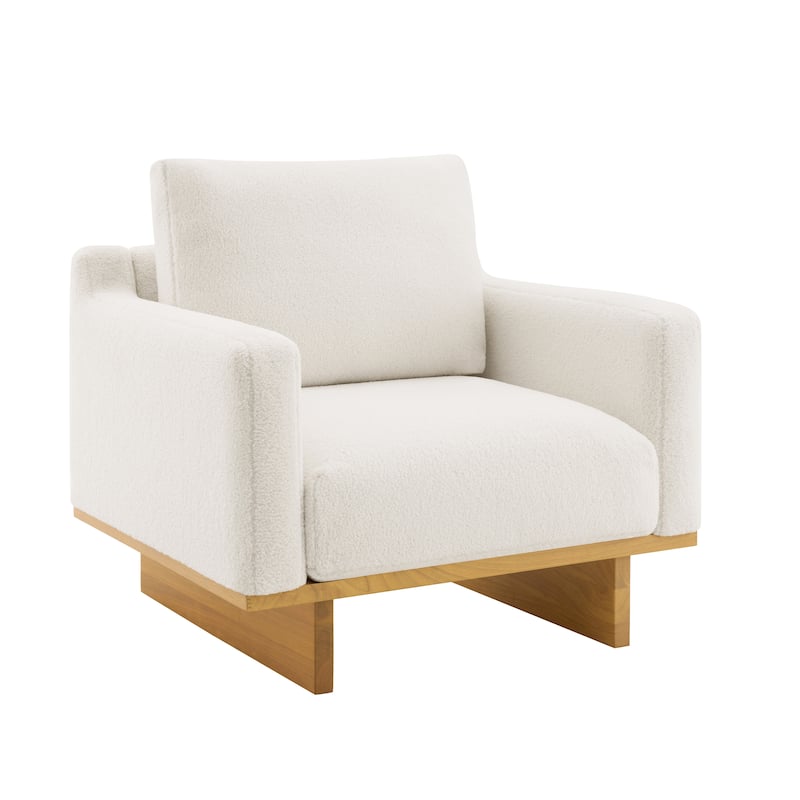 Modern Minimalist Accent Chair by Harper&Bright Designs