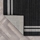 preview thumbnail 8 of 98, World Rug Gallery Border Indoor/Outdoor Flat Woven Area Rug