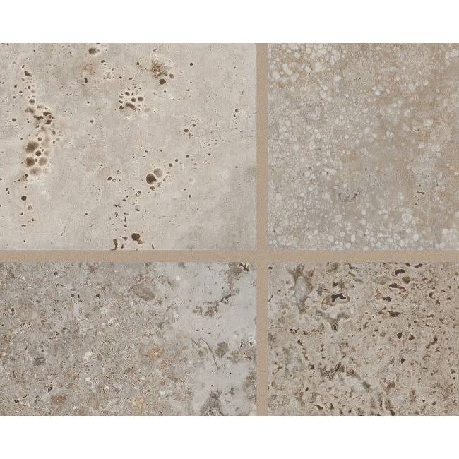 Shaw 514TS Basanite Legacy - 8" x 8" Square Floor and Wall Tile - - Walnut