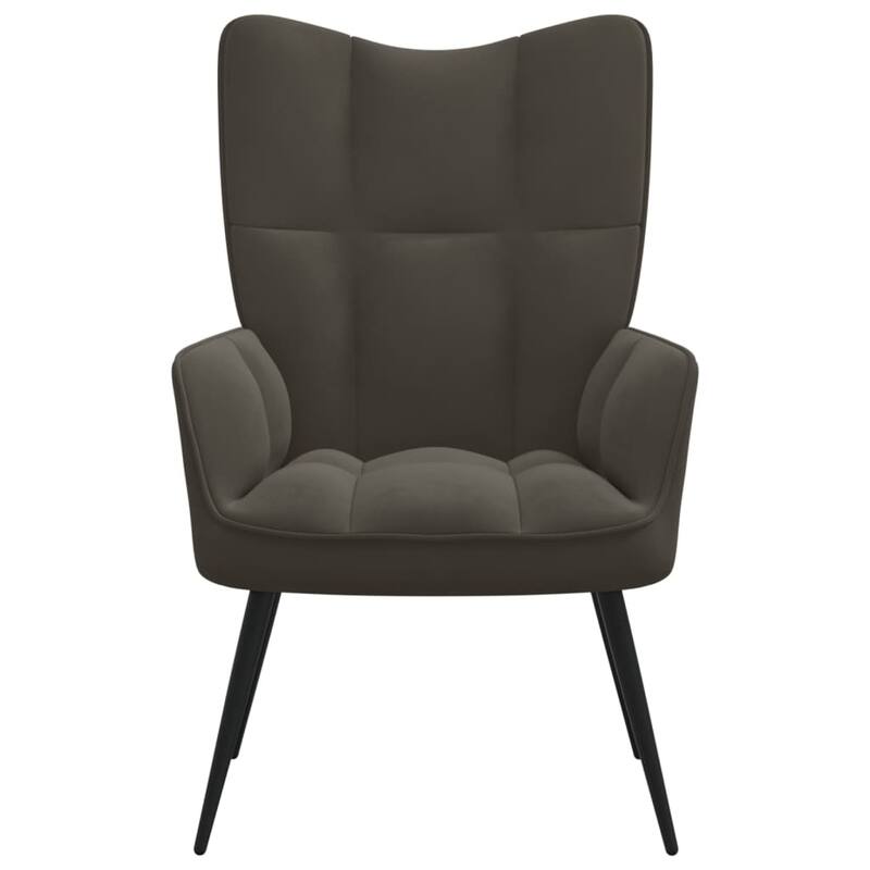 vidaXL Relaxing Chair multi colors Velvet