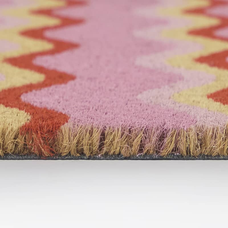 Squiggle Stripes Modern 18" x 30" Doormat - 18" x 30"
