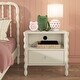 preview thumbnail 33 of 39, Max and Lily Jenny Lind Nightstand with 1 Drawer and Charging Station