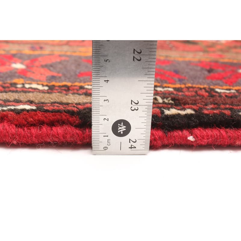 ECARPETGALLERY Hand-knotted Andelz Red Wool Rug - 4'2 x 6'11